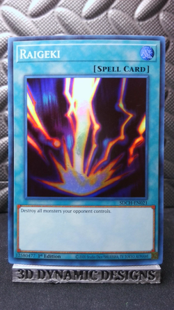 | Yugioh Raigeki SDCH-EN021 1st Super Structure Deck Spirit Charmers NM 🔥 | - Image 1