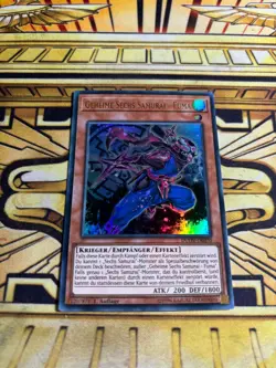 Yugioh Geheime Sechs Samurai Fuma Ultra Rare DUOV-DE070 - Image 1
