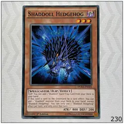 Shaddoll Hedgehog - DUEA-EN024 - Common 1st Edition Yugioh - Image 1