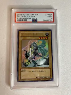 2008 Yugioh Celtic Guardian Anniversary Pack Japanese-JP004 PSA 8 - Image 1