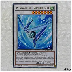 Windwitch - Winter Bell - RATE-EN043 - Rare 1st Edition Yugioh - Image 1
