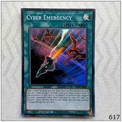 Cyber Emergency - GEIM-EN042 - Super Rare 1st Edition Yugioh - Image 1