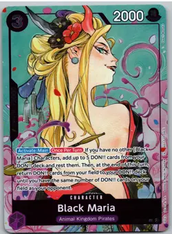 Black Maria Illustration Box Vol.2 OP08-074 One Piece - Image 1