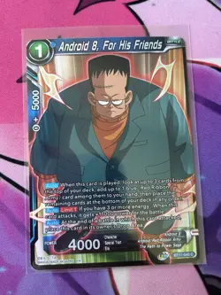 Dragon Ball Super Android 8, For His Friends BT17-045 C Foil Card NM - Image 1