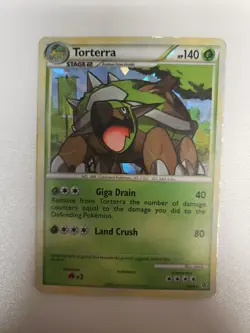 Torterra - 10/95 - Pokemon Unleashed Holo Card Cracked HP - Image 1