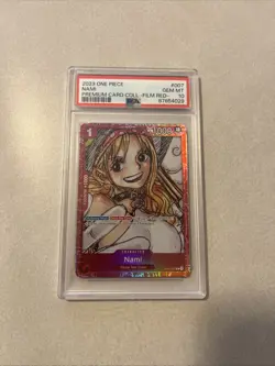 PSA 10 Nami (C) ST01-007 Premium Card Collection Film Red One Piece - Image 1