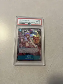 2024 ONE PIECE NAMI OP02-036 PREMIUM CARD COLLECTION BEST SELECTION VOL 1 PSA 10 - Image 1