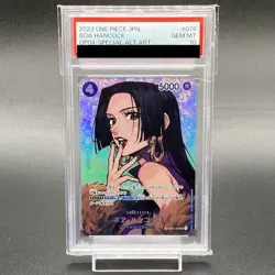 PSA 10 Boa Hancock SP Alt Art OP04-078 Japanese One Piece Card PSA 10 - Image 1
