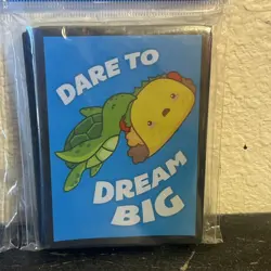 Legion -Double Matte Finish Deck Protector Sleeves 100 Count Dream Big Taco NEW - Image 2