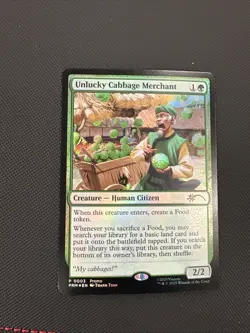 Unlucky Cabbage Merchant Foil Standard Showdown Promo - Image 2
