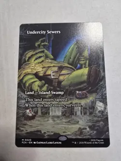 Undercity Sewers (Borderless) 0020 - PZA Teenage Mutant Ninja Turtles - MTG NM/M - Image 1