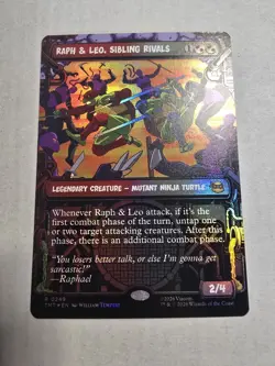 Raph & Leo, Sibling Rivals (Showcase) Teenage Mutant Ninja Turtles Foil - Image 1
