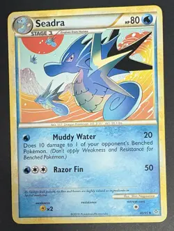 Seadra 40 Regular Uncommon Unleashed 40/95 MP Pokemon TCG - Image 1