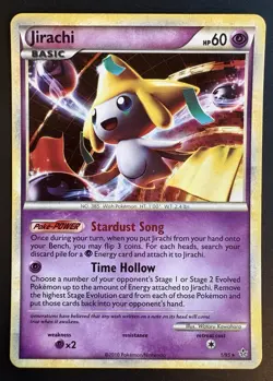 Jirachi 1/95 Holo Rare HS Unleashed Pokemon Card TCG HP - Image 1