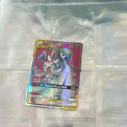 Pokemon TCG Gardevoir & Sylveon GX TAG TEAM Ultra Rare Full Art 204/214 Holo - Image 1