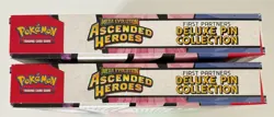 2x Pokemon TCG Ascended Heroes First Partners Deluxe Pin Collection - SEALED LOT - Image 4