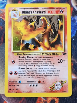 Pokemon Blaine's Charizard 2/132 Gym Challenge Holo - Image 1