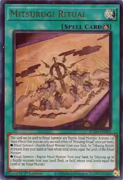 x1 Mitsurugi Ritual - SUDA-EN095 - Ultra Rare - 1st Edition Yu-Gi-Oh! M/NM - Image 1