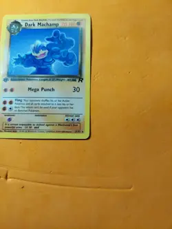 Dark Machamp 27/82 Pokemon TCG 1st Edition Team Rocket LP/MP Vintage 2000 Card - Image 4