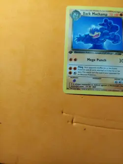 Dark Machamp 27/82 Pokemon TCG 1st Edition Team Rocket LP/MP Vintage 2000 Card - Image 5