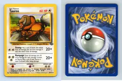 Tauros #47/64 Jungle Jungle Uncommon Pokemon 1999 TCG Card - Image 1