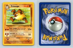 Primeape #43/64 Jungle Jungle Uncommon Pokemon 1999 TCG Card - Image 1