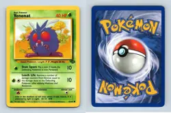 Venonat #63/64 Jungle Common Pokemon 1999 TCG Card - Image 1