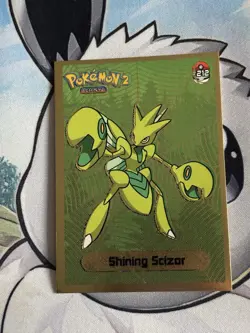Pokemon Shining Scizor Holo Infinity Peru Exclusive NON TCG Card - Image 1