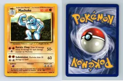 Machoke #34/102 Base Set Uncommon Pokemon 1999 TCG Card - Image 1