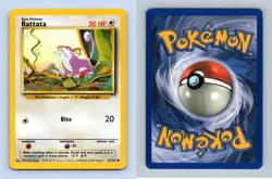 Rattata #61/102 Base Set Common Pokemon 1999 TCG Card - Image 1