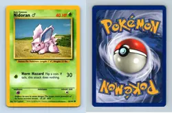 Nidoran #55/102 Base Set Common Pokemon 1999 TCG Card - Image 1