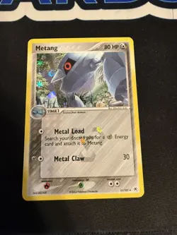 METANG Reverse Holo 21/101 RARE EX Hidden Legends Pokemon Card 2004 - Image 1