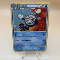 Pokemon Card- Poliwhirl 37/95- Uncommon- HGSS Unleashed- LP/Excellent Condition - Image 2