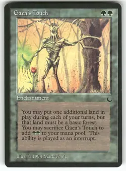 Gaea's Touch The Dark Common Magic: the gathering Near Mint or Better - Image 1