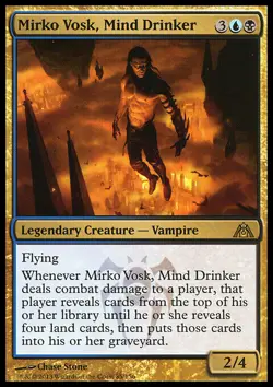 MTG Magic the Gathering Mirko Vosk, Mind Drinker (85/172) Dragon's Maze LP cny - Image 1