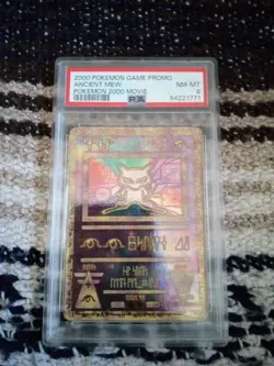 2000 Pokemon Movie Promo Ancient Mew PSA 8 - Image 1