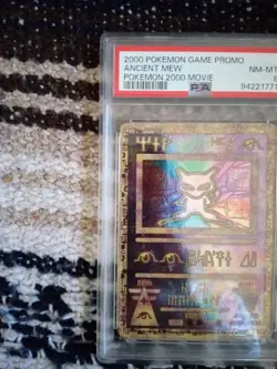 2000 Pokemon Movie Promo Ancient Mew PSA 8 - Image 3