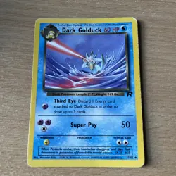Pokemon TCG Dark Golduck Team Rocket 37/82 Regular LP. - Image 1
