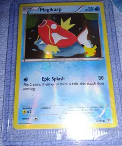 Pokemon TCG Magikarp 22/83 Holo Epic Splash Water Type T2750 D7 - Image 1