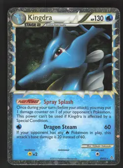 Kingdra 85/95 Prime Pokemon TCG Unleashed MP - Image 1