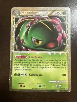 Meganium HGSS08 Prime Pokemon TCG HeartGold Soulsilver Promo DMG - Image 1
