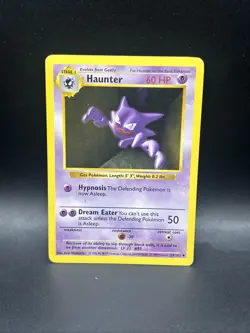 Haunter 29/102 - Base Set SHADOWLESS - 1999 Vintage WOTC Pokemon TCG - Image 1