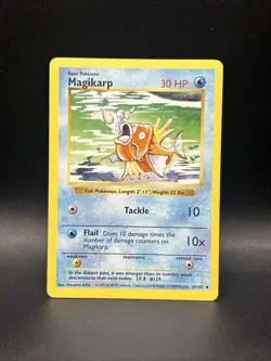 Shadowless Magikarp Pokemon TCG Base Set 35/102 Uncommon - Image 1