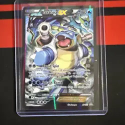 Blastoise EX Pokemon XY122 (2016) Promo Black Star Red & Blue Collection English - Image 1