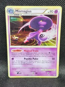 Pokemon Mismagius Unleashed Holo 5/95 HP Condition - Image 1
