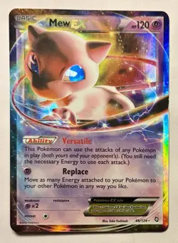 Pokemon Mew EX Holo Rare TCG Card Dragons Exalted 46/124 - Image 1