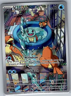 Squirtle 148/142 SV07: Stellar Crown - Pokemon Card - NM - Image 1