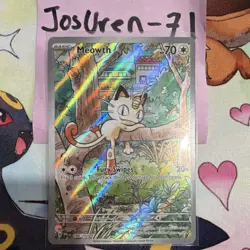 Pokemon Meowth 106/094 PFLI Holo Promo Basic English lot of 18 cards - Image 2