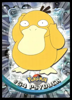 Pokemon Cards Psyduck #54 Topps Trading Cards Series 1 LP *1 - Image 1