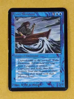 Water Elemental Alpha Ex- MTG Magic VINTAGE - Image 1
